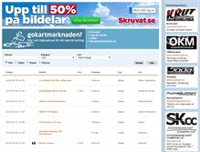 Tablet Screenshot of gokartmarknaden.se